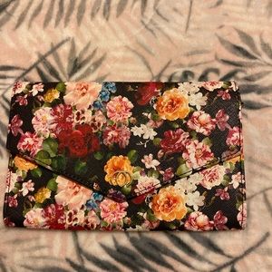 Floral envelope purse